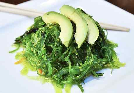 Wakama (sea vegetable) salad